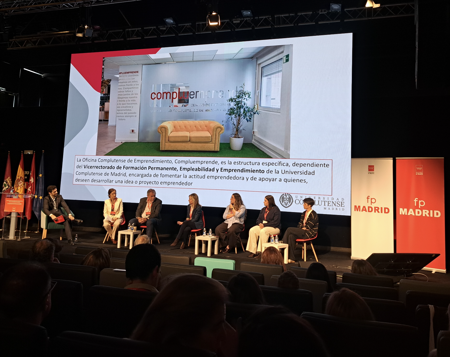 El pasado 12 de mayo se celebró el “II Encuentro de Formación Profesional de la Comunidad de Madrid” en La Nave Madrid 